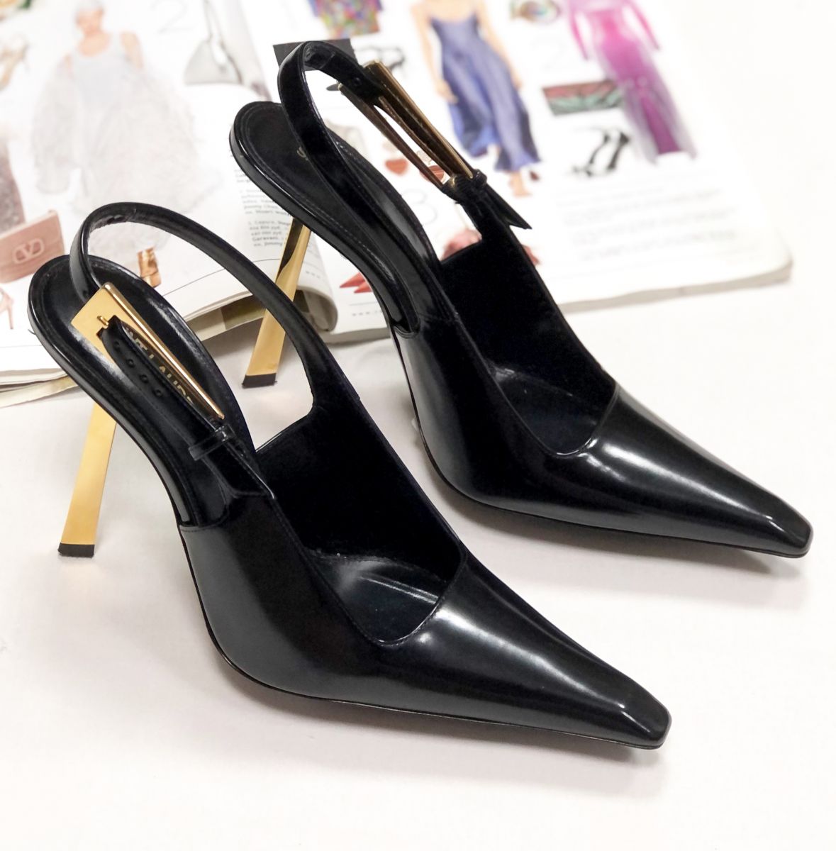 Босоножки Saint Laurent размер 39.5 цена 62 620 руб
