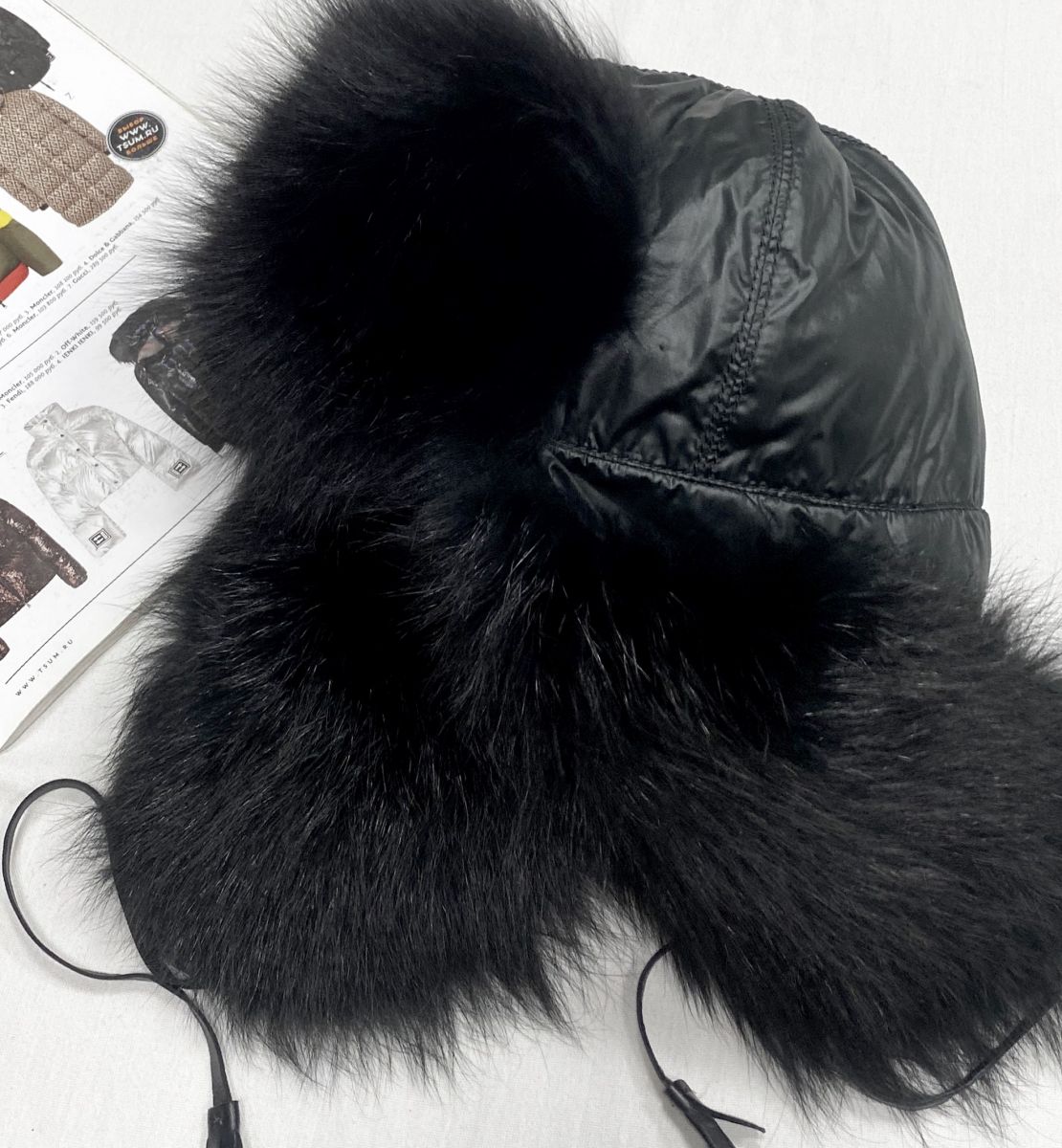 Шапка - ушанка / мех лисы / размер 58 цена 7 828 руб