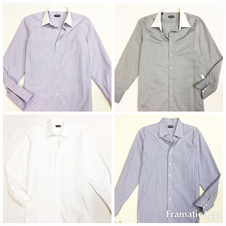 Рубашки Tom Ford размер 44/17.5 цена по 2 308 руб / белая / размер 45/17.5 цена 7 693 руб