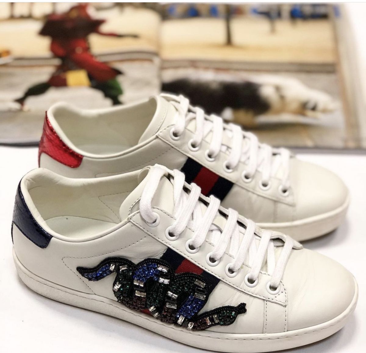 Кеды Gucci размер 35 цена 23 078 руб