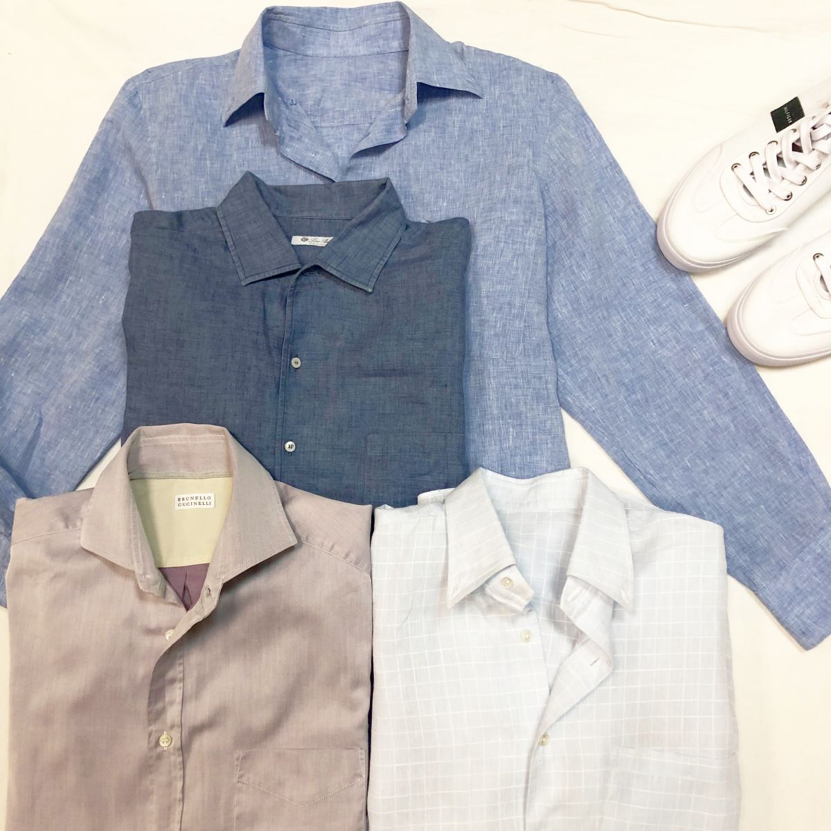 #Mechtamen
Рубашки /лён/ LORO PIANA / BRUNELLO CUCCINELLI / размер XL /XXL цена по 7 693 руб / 10 770 руб