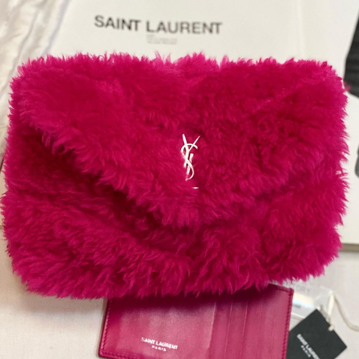 Клатч Saint Laurent размер 20/15 цена 38 463 руб 