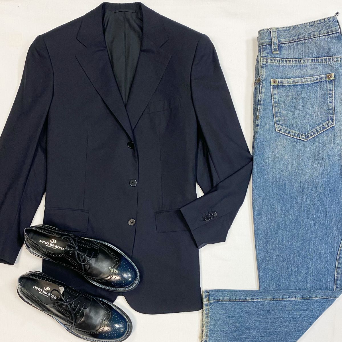 #mechtamen Пиджак Sartoria Rossi размер 52 цена 6 154 рубДжинсы Dsquared размер 52 цена 6 154 рубБотинки размер 43 цена 10 770 руб