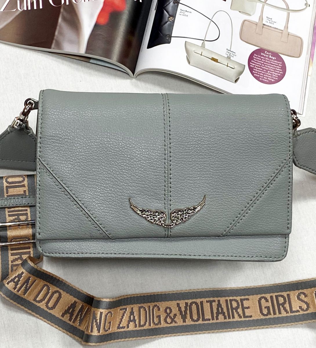 Сумочка Zadig&amp;Voltaire размер 22/14 цена 15 655 руб
