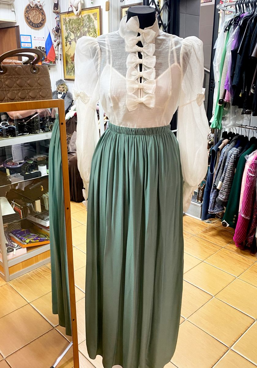 Блузка Zimmermann размер 2 цена 15 655 рубЮбка Semicouture размер 42 цена 9 393 руб