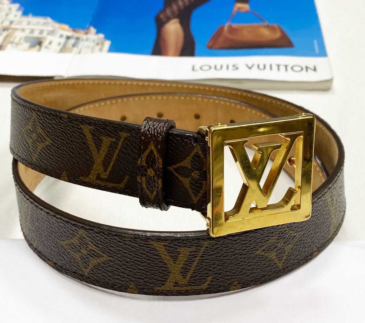 Ремень Louis Vuitton размер 80/32 цена 23 483 руб