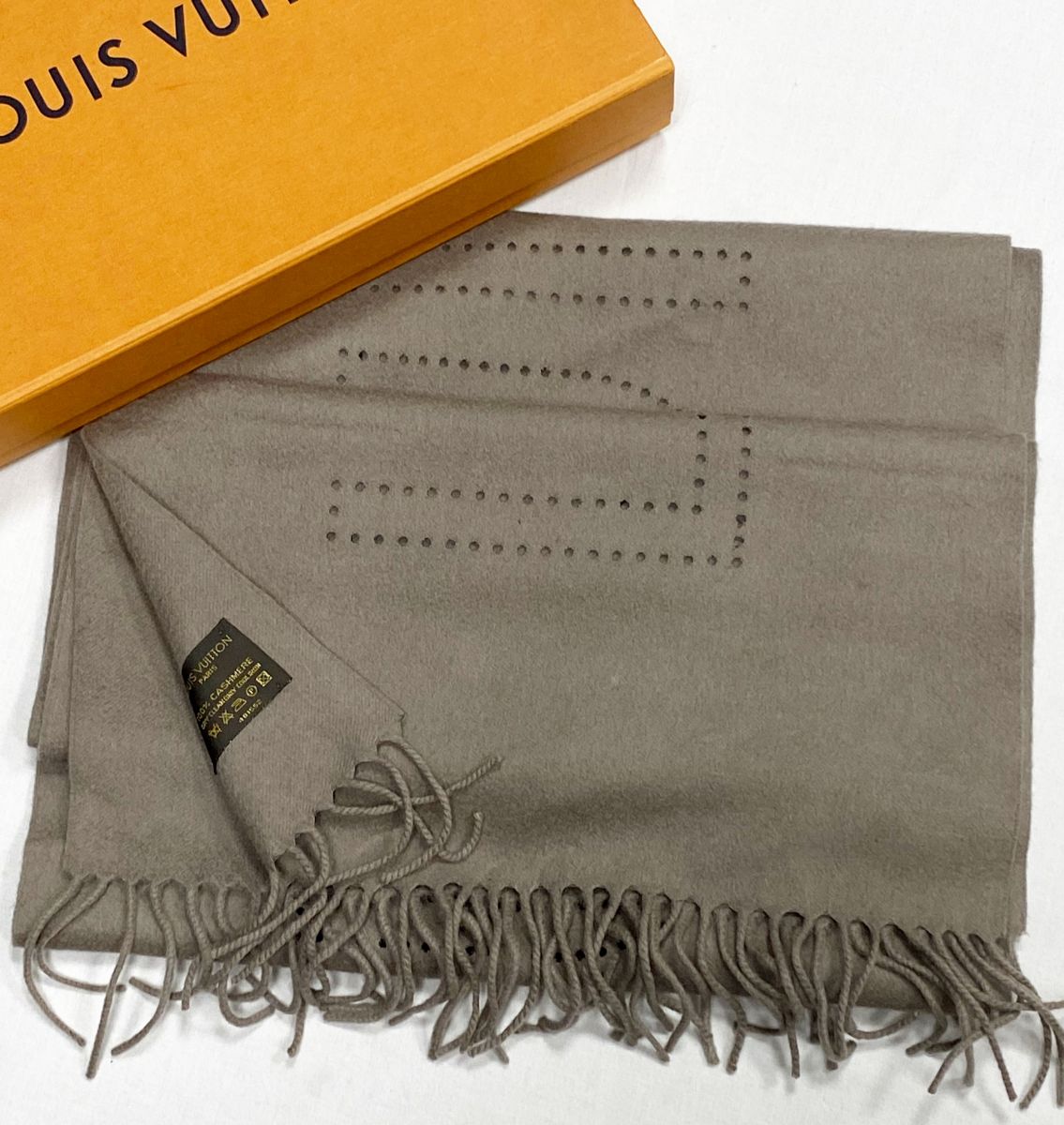 Шарф Louis Vuitton размер 35/180 цена 23 483 руб