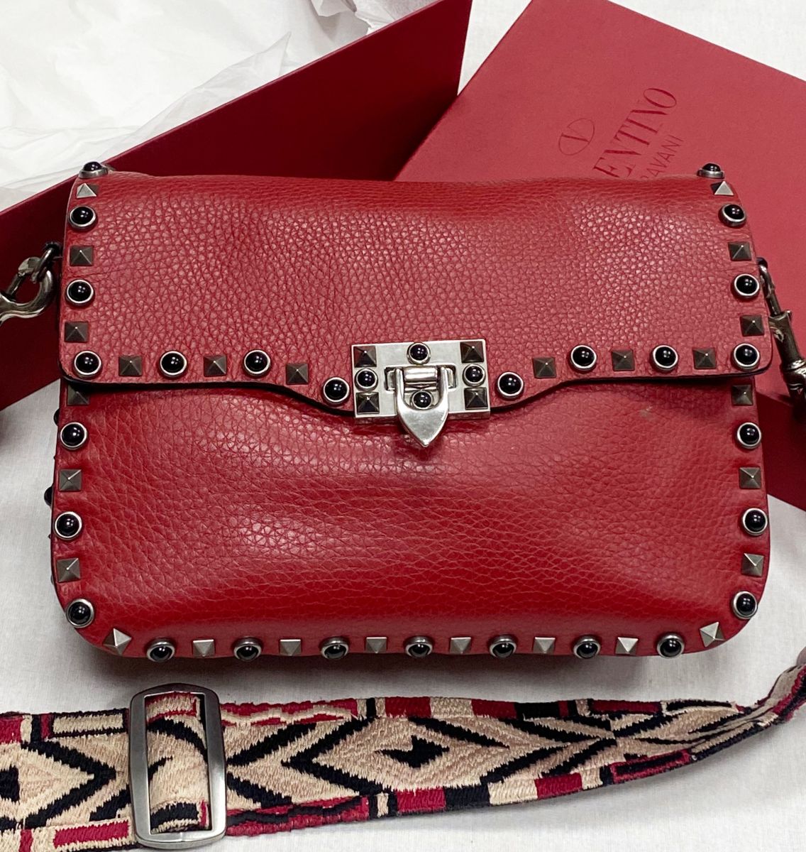 Сумка Valentino размер 25/17 цена 62 620 руб