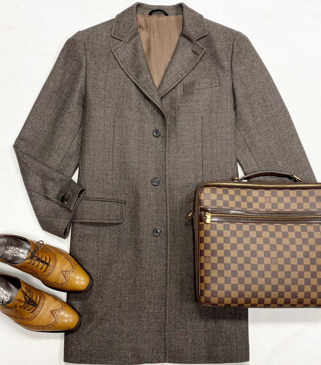 #mechtamen Пальто Brioni размер L цена 28 179 рубБотинки Salvatore Ferragamo размер 41 цена 10 959 рубСумка Louis Vuitton