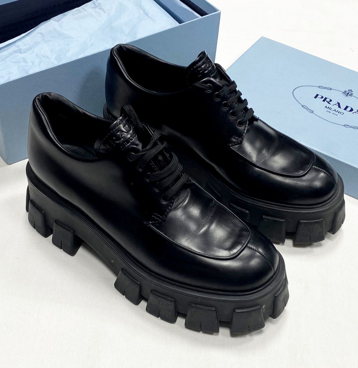 Ботинки Prada размер 41 цена 30 770 руб 