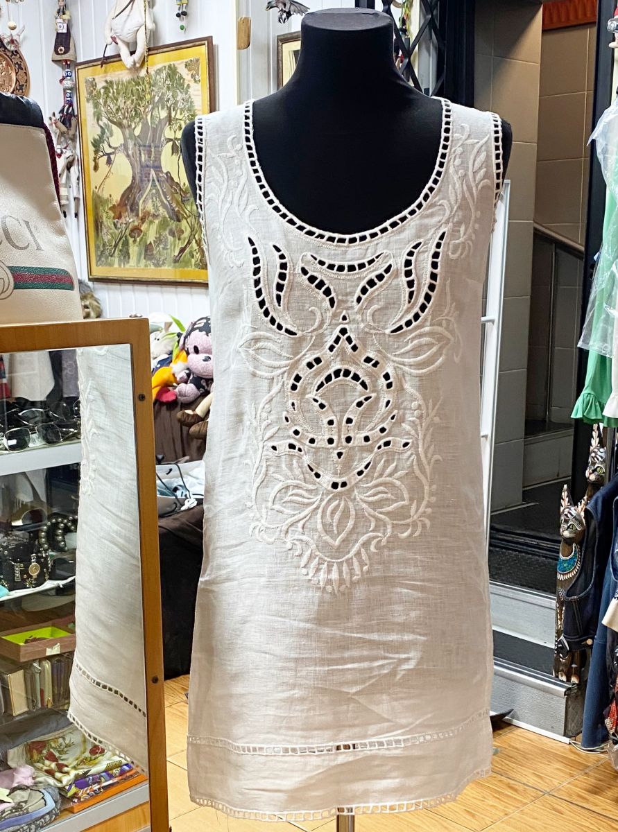 Туника / лен/ шитье Ermanno Scervino размер 40 цена 10
959 руб