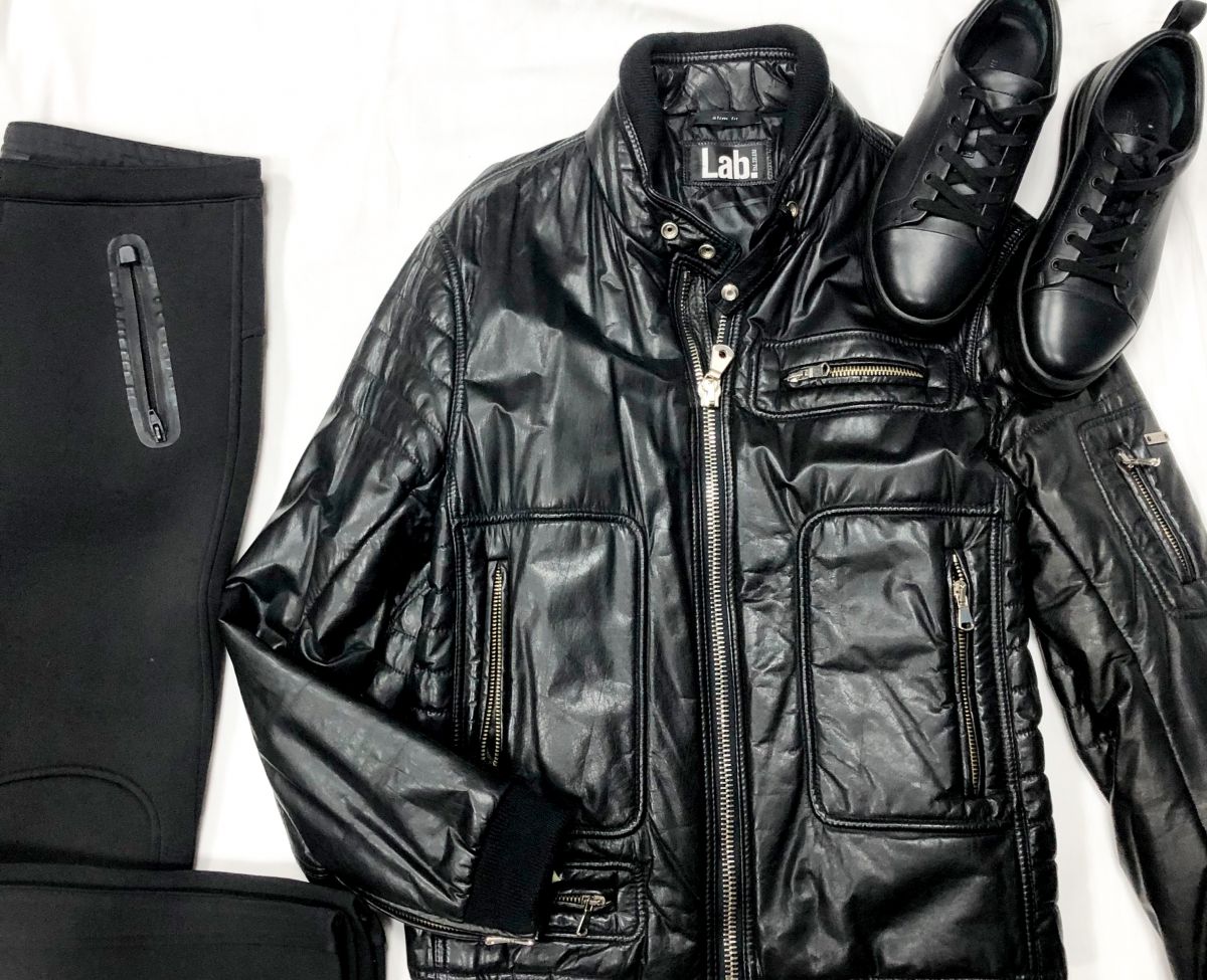 #Mechtamen
Куртка LAB PAL ZILERI
Размер S цена 23 483 руб 
Брюки Alexander Wang &amp; HM цена 4 697 руб