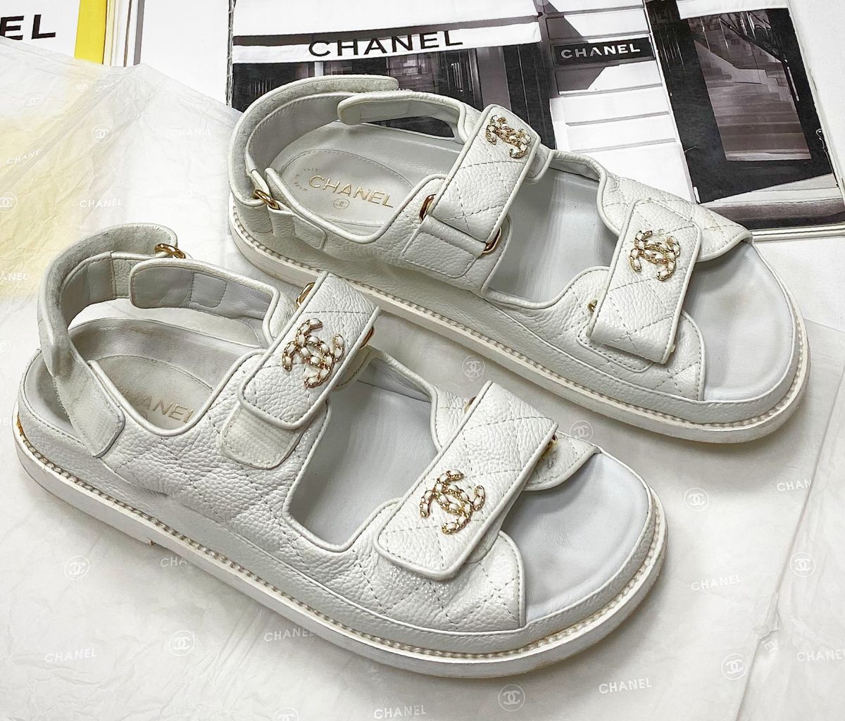 Босоножки Chanel размер 36 цена 39 138 руб