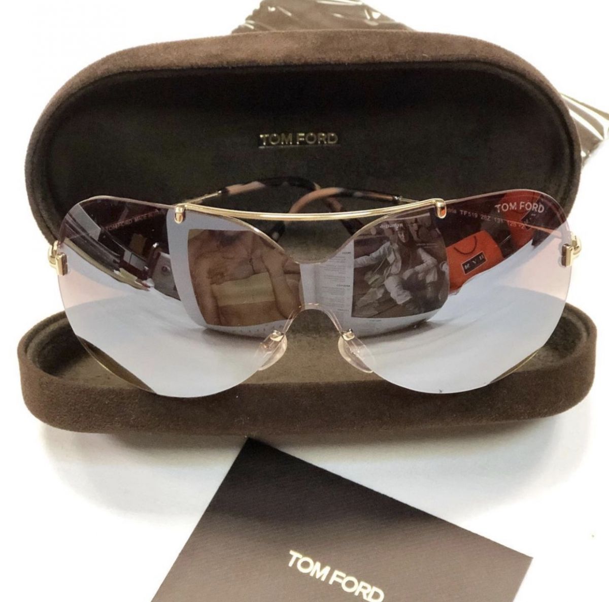 Очки зеркальные Tom Ford цена 4 616 руб