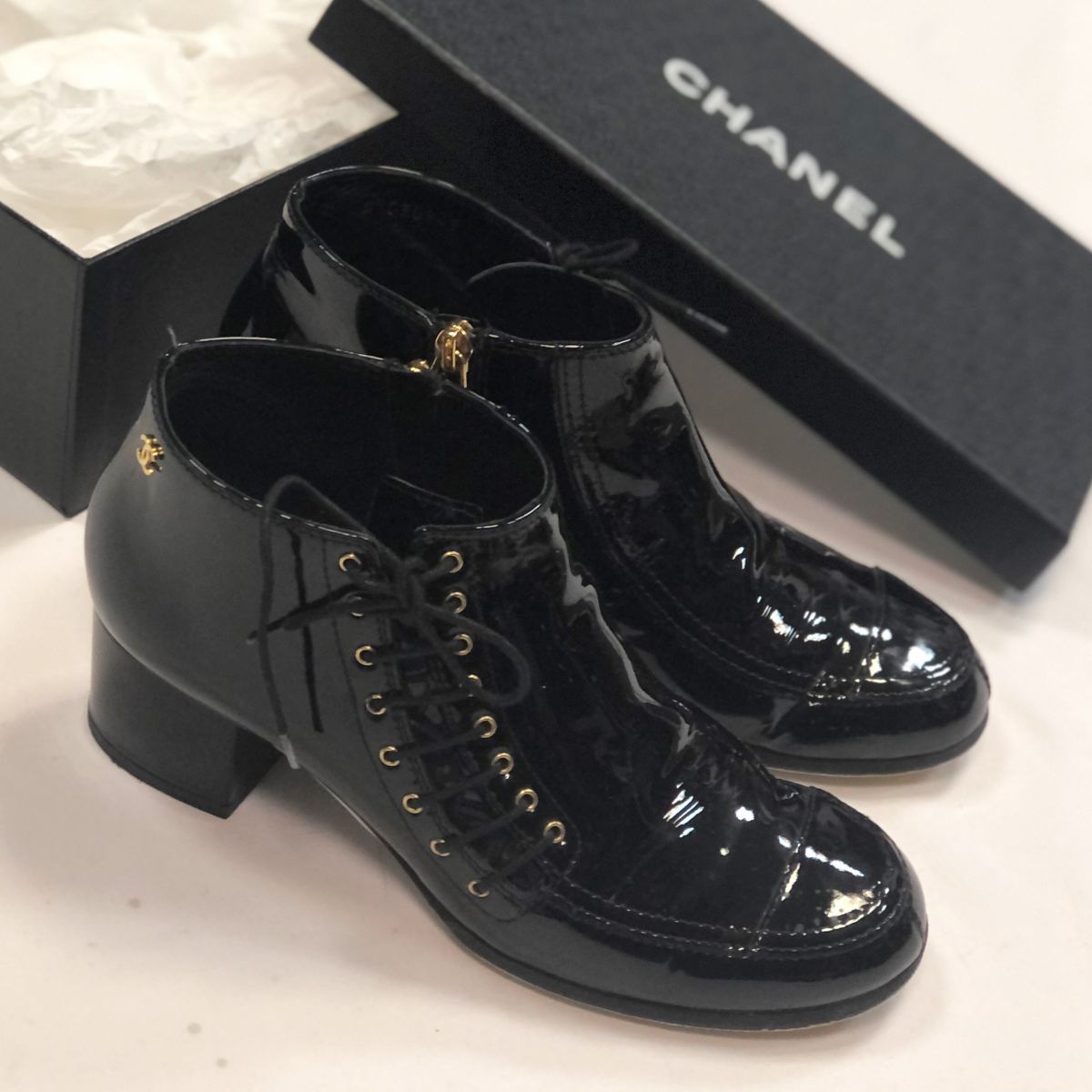 Ботильоны Chanel  размер 38.5 цена 12 308 руб