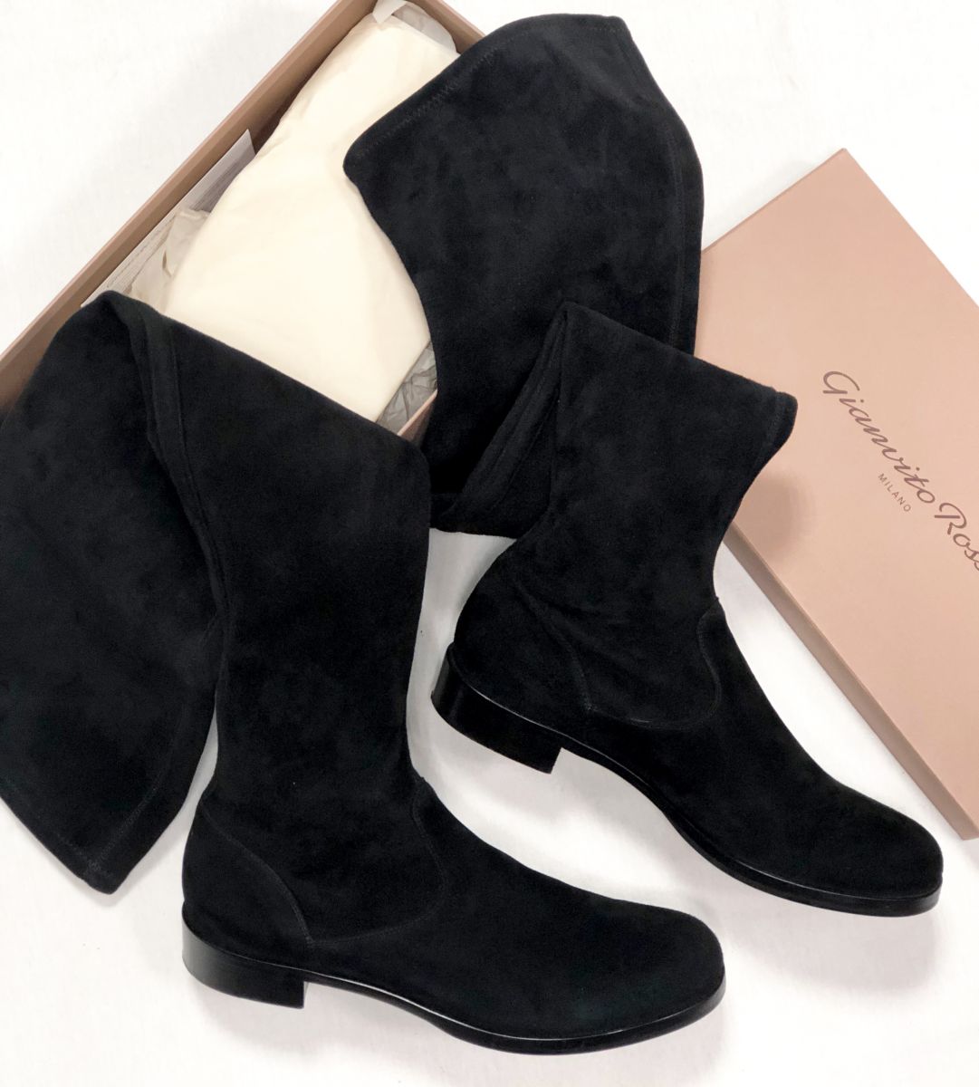 Сапоги /замша/ Gianvito Rossi размер 37.5 цена 31 310 руб
