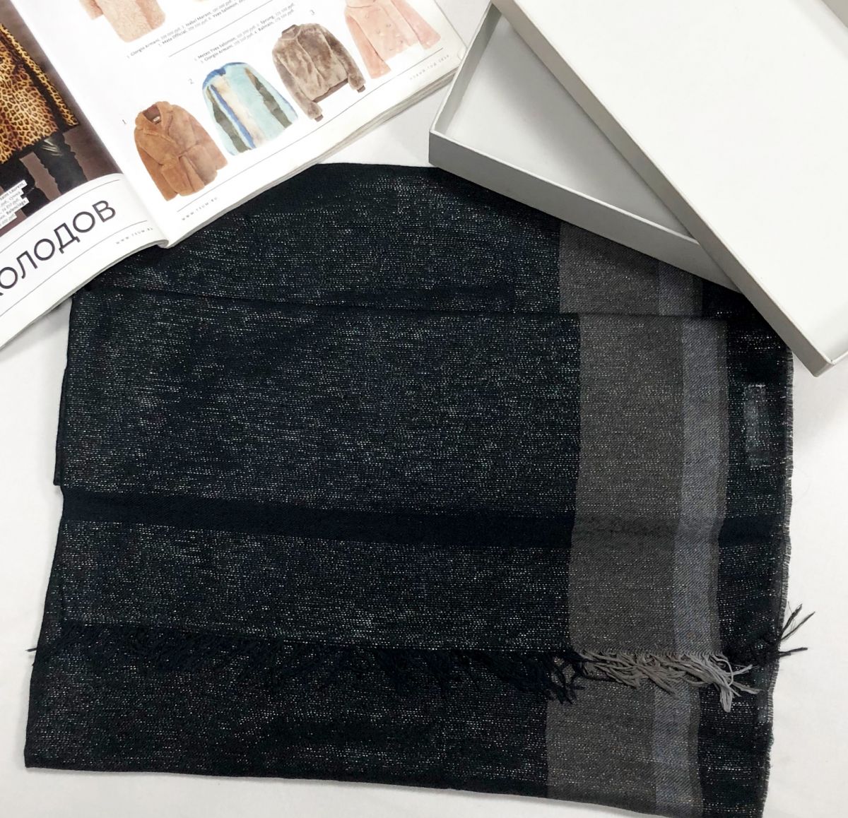 Палантин/ люрекс/ Fabiana Filippi размер 80/180 цена 7 828 руб