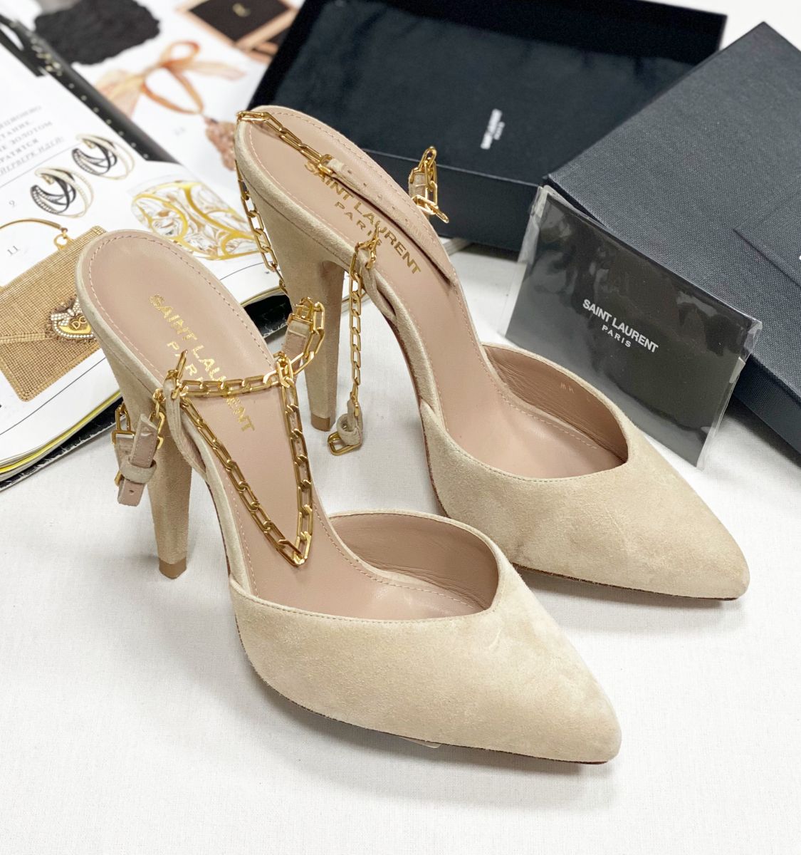 Туфли Saint Laurent размер 37.5 цена 23 078 руб 