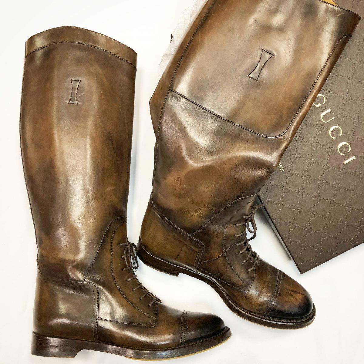 Сапоги Gucci  размер 37.5 цена 13 847 руб