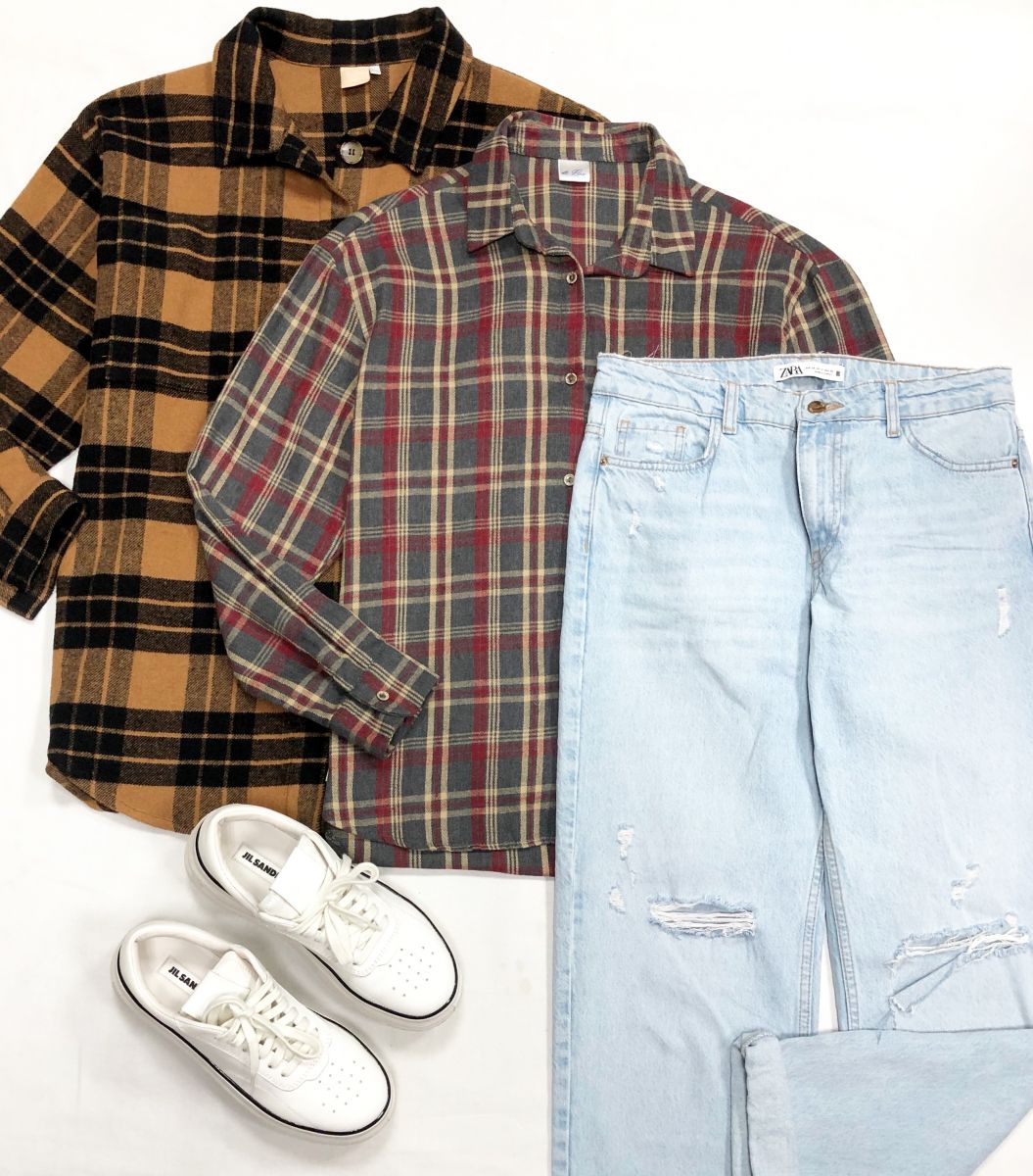 Рубашка размер XS цена 7 828 руб
Джинсы Zara размер 38 цена 4 697 руб
Кеды Jil Sander размер 39 цена 23 483 руб