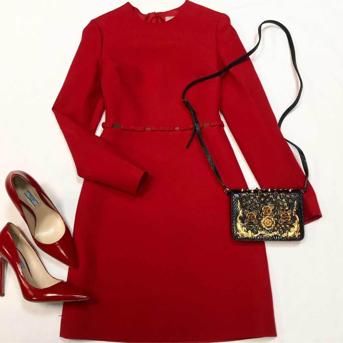 Платье VALENTINO размер S цена 27 693 руб Сумка Dolce gabbana