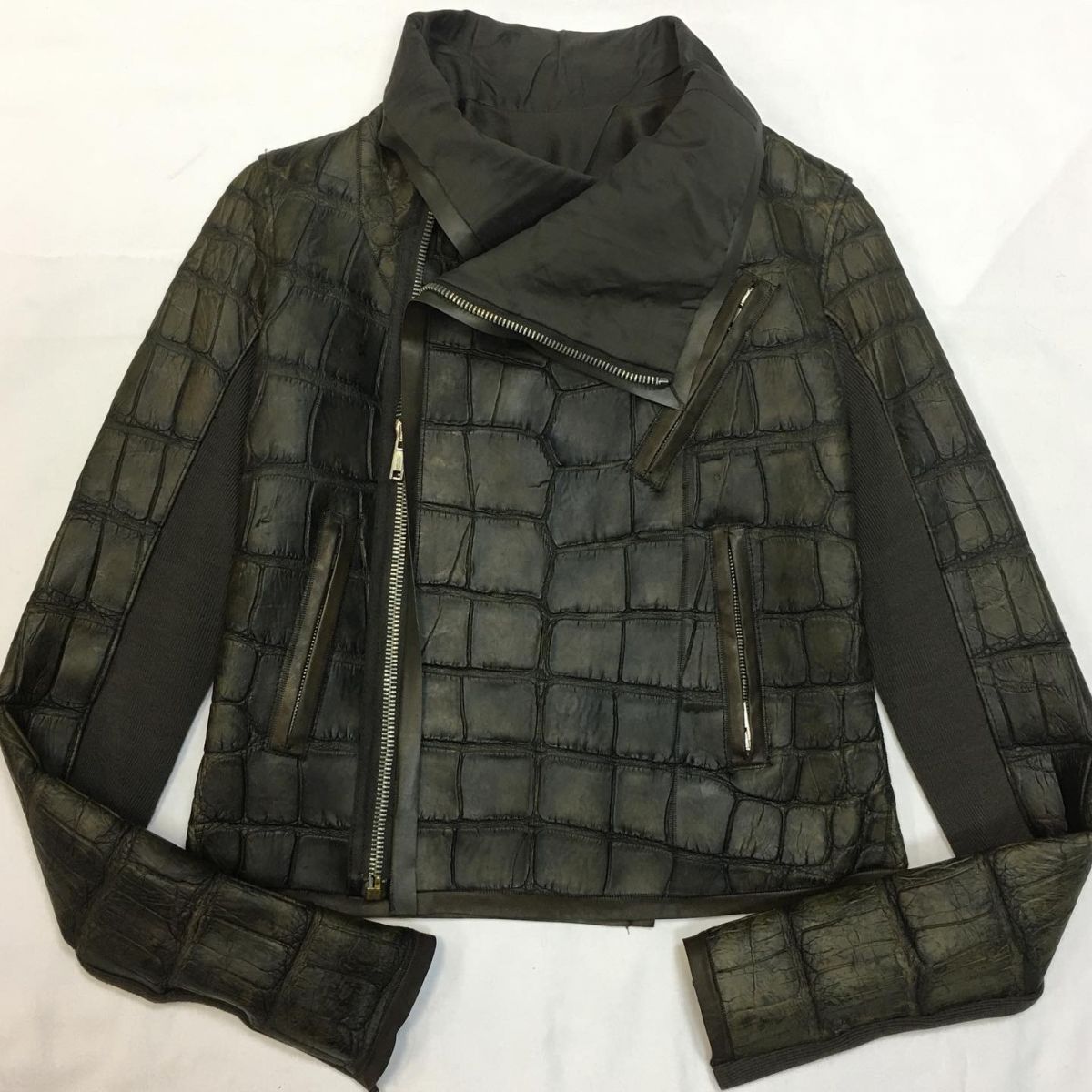 Куртка /кожа крокодила/ Rick Owens  размер S цена 338 470 руб 