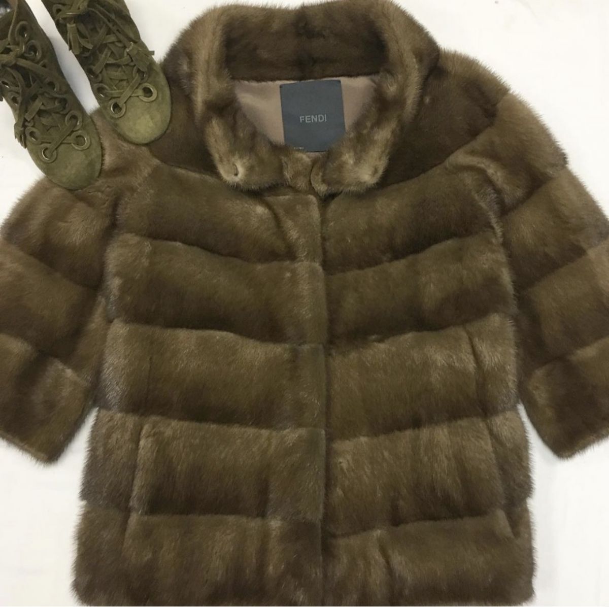 Шуба /мех норки/ Fendi размер 42 цена 169 232 руб