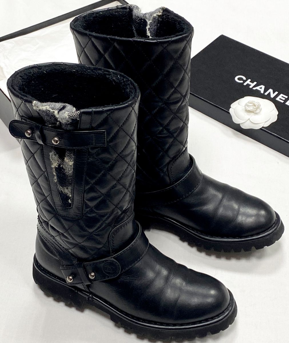 Ботинки Chanel размер 37 цена 15 655 руб

