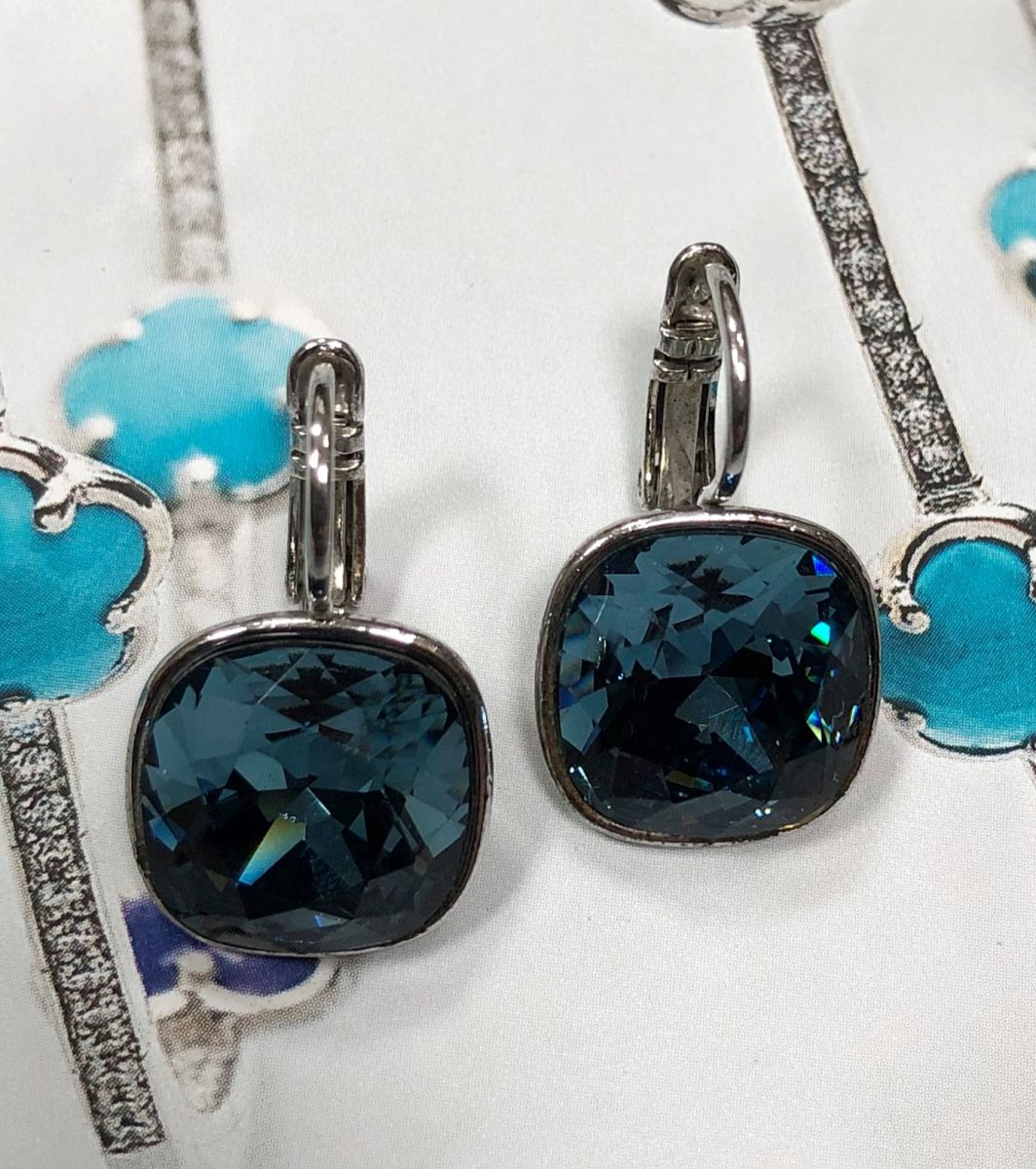 Серьги/ камни/ цена 7 828 руб