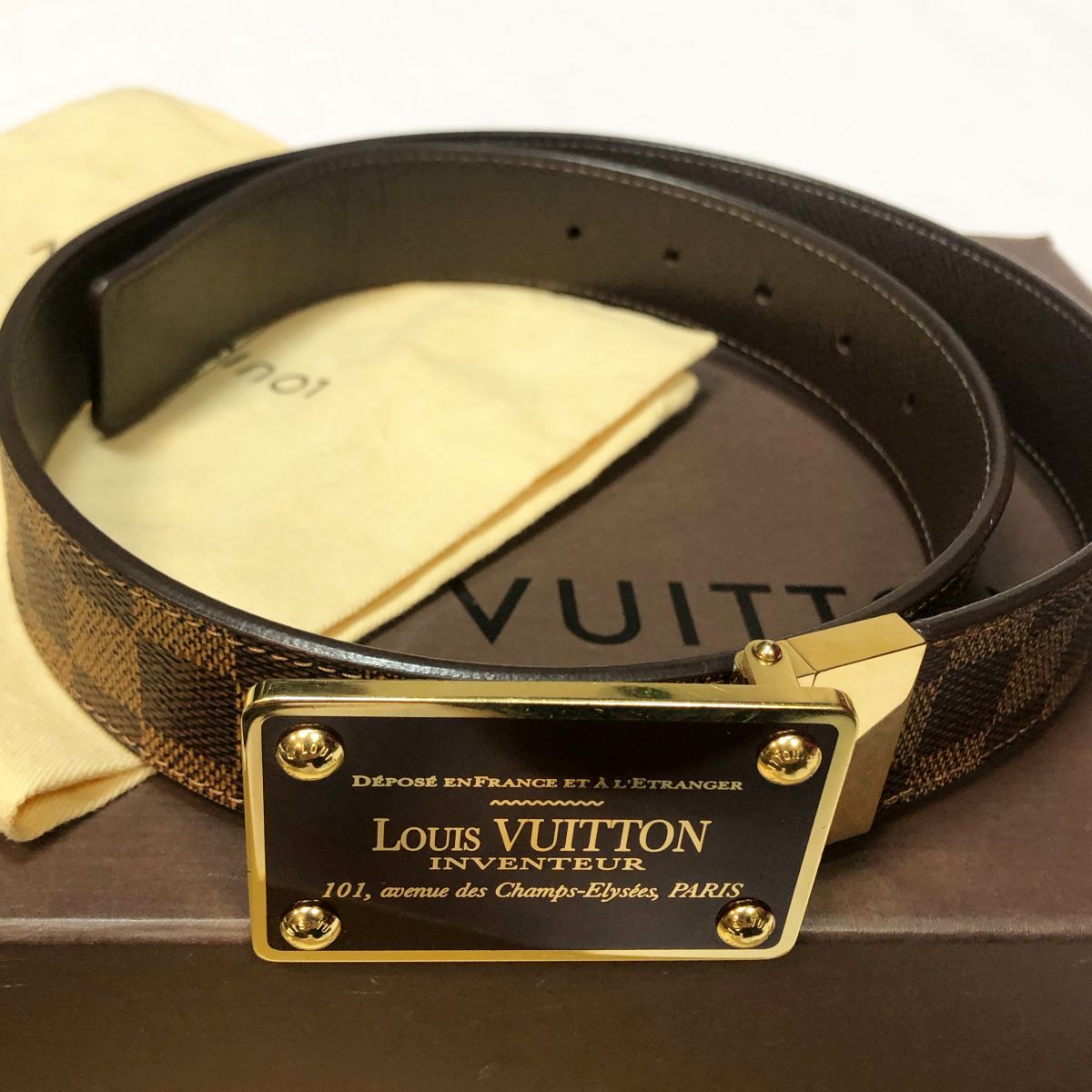 Ремень Louis Vuitton размер 85/34 цена 23 078 руб 