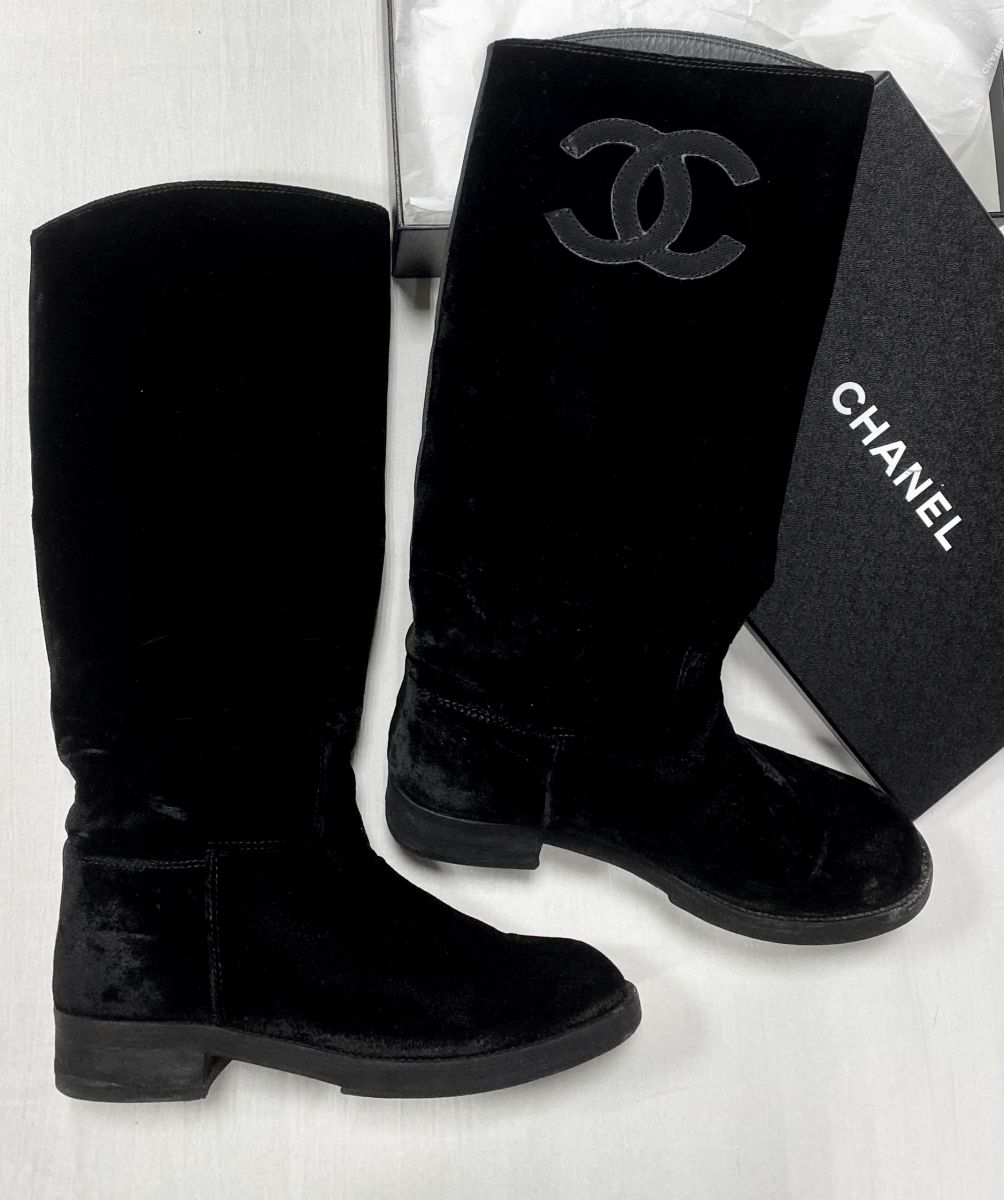 Сапоги Chanel размер 38 цена 23 483 руб