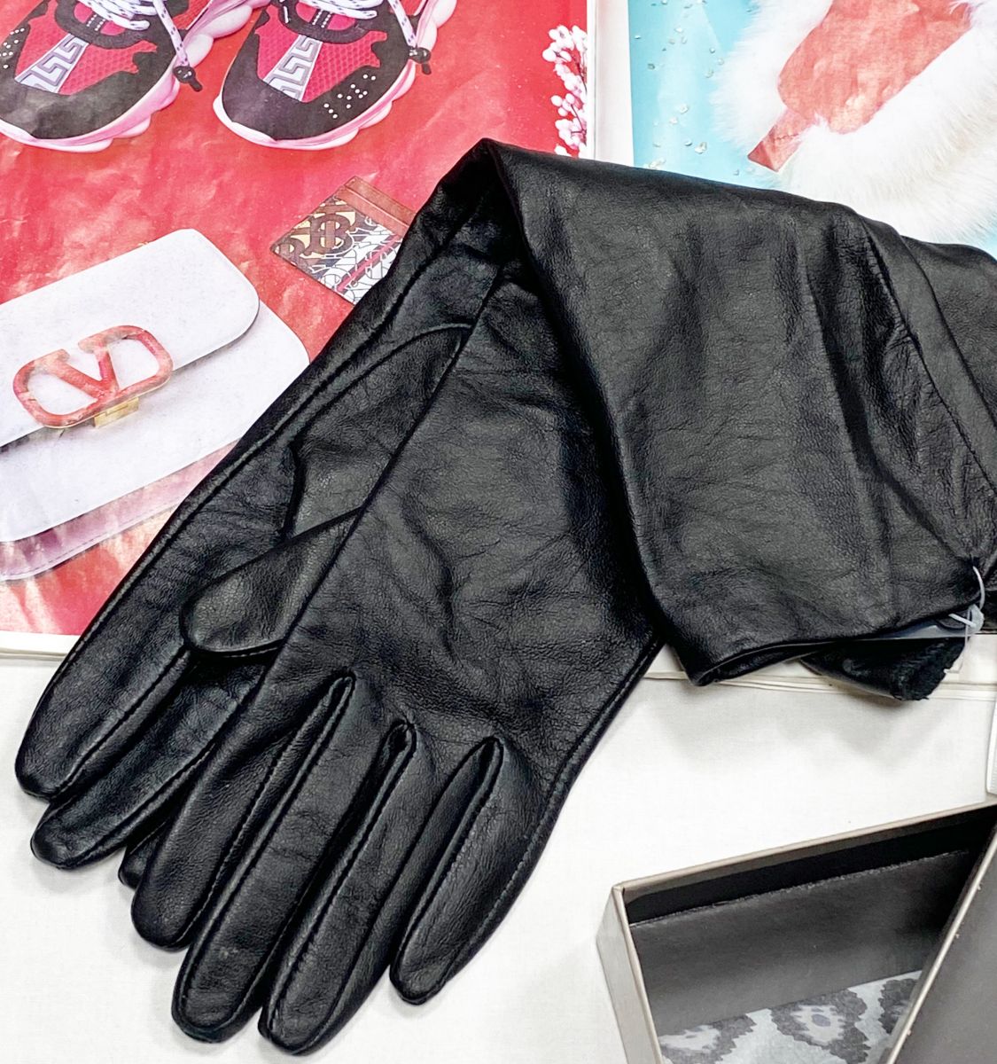 Перчатки/кожа/ Charter Club размер L цена 4 697 руб
