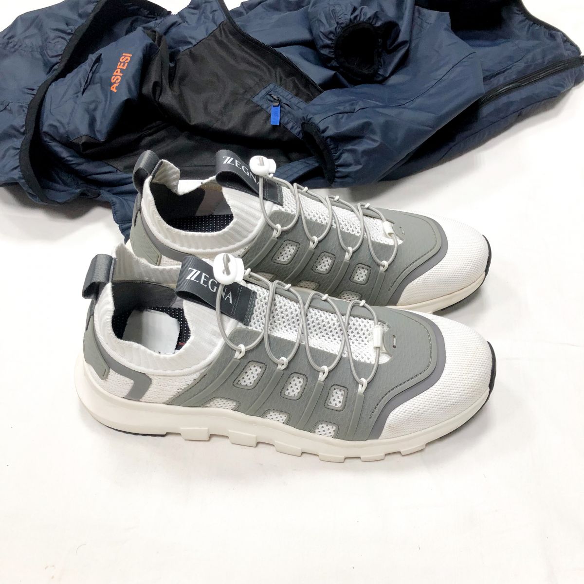 Кроссовки Zegna размер 11/12 цена 15 655 руб 