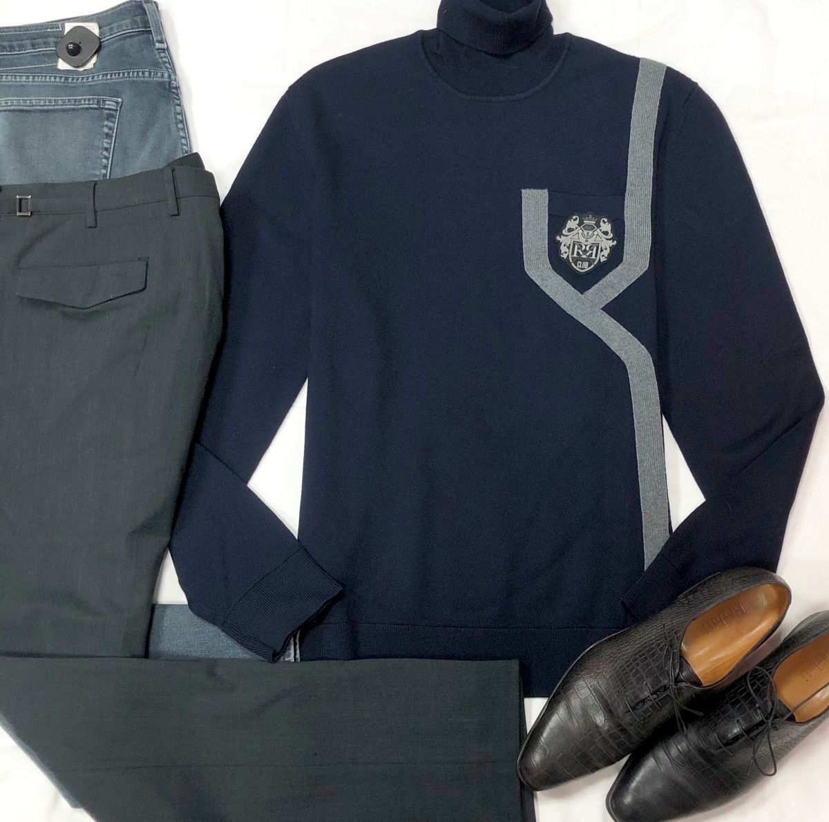 #MechtamenСвитер BIKKEMBERG размер XXL цена 7 693 руб Брюки PRADA размер 52 цена 6 154 руб Туфли BERLUTI размер 11.1/2 цена 15 385 руб