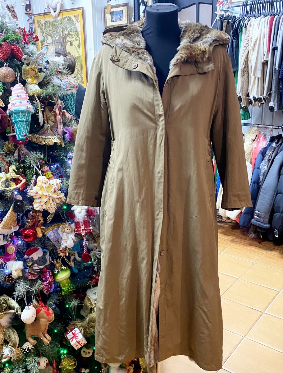 Парка / на меху / Max Mara размер 42 цена 15 655 руб