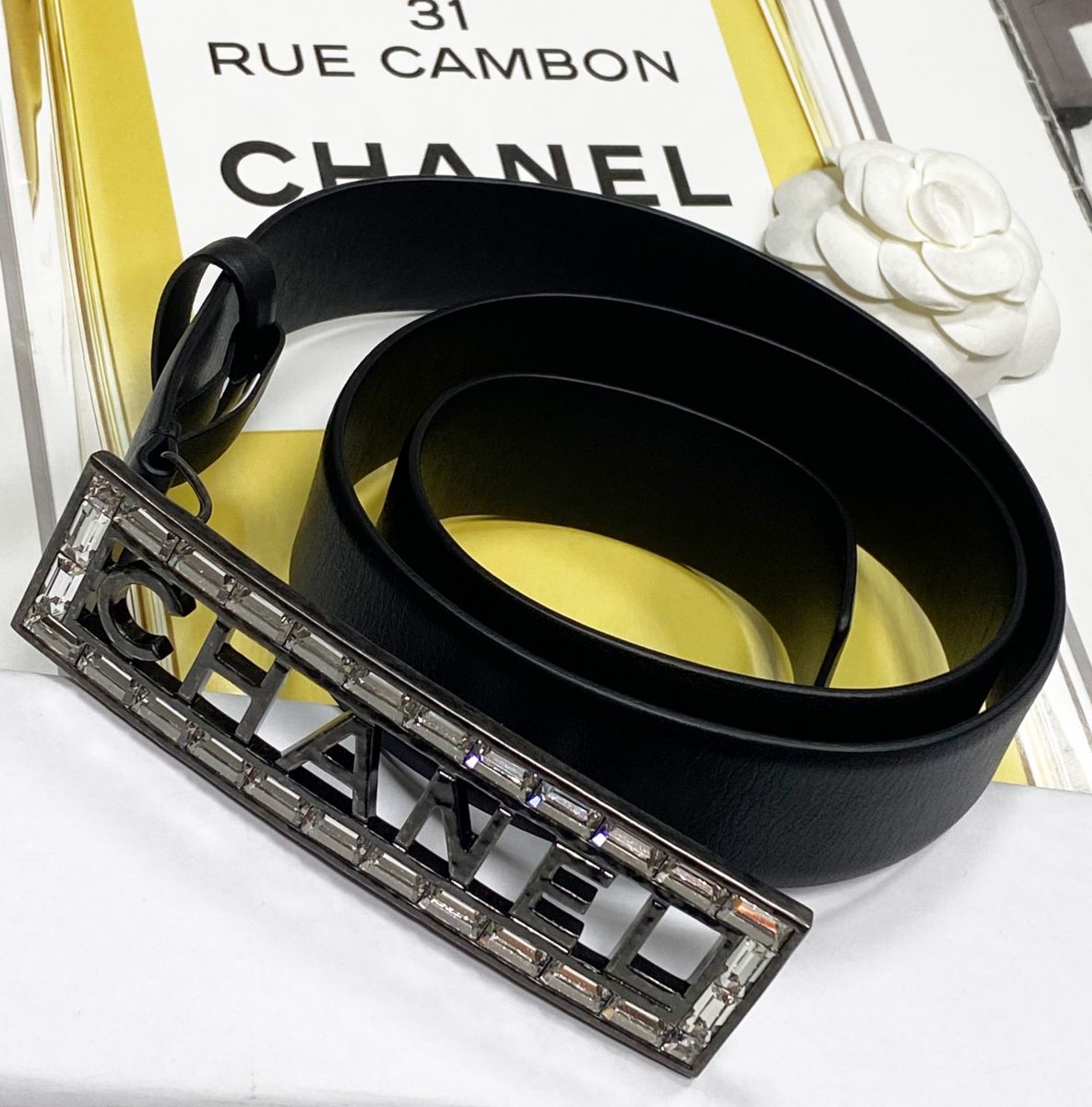Ремень/ камни/ Chanel размер 90/36 цена 78 275 руб