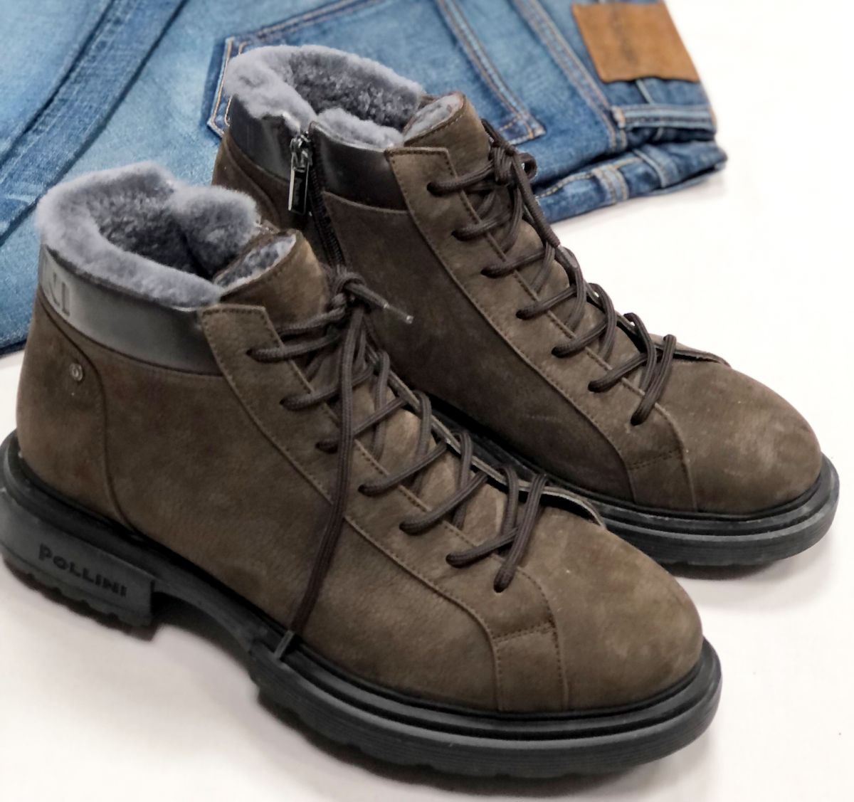 #mechtamen Ботинки /на меху/ Pollini размер 43 цена 9
393 руб