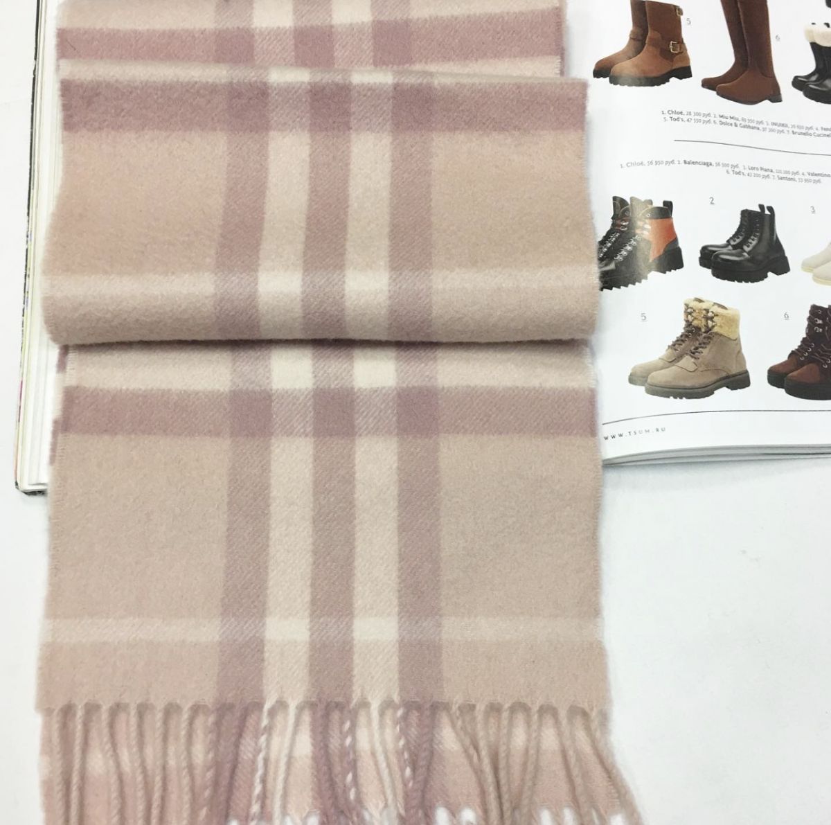 Шарф Burberry цена 6 154 руб