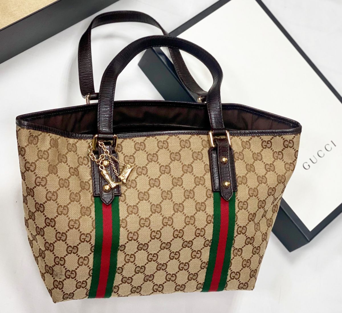 Сумка Gucci размер 35/20 цена 23 483 руб 