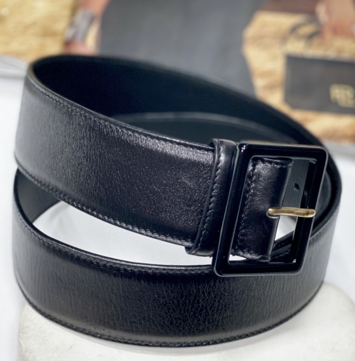 Ремень Yves Saint Laurent размер 80/32 цена 7 828 руб 