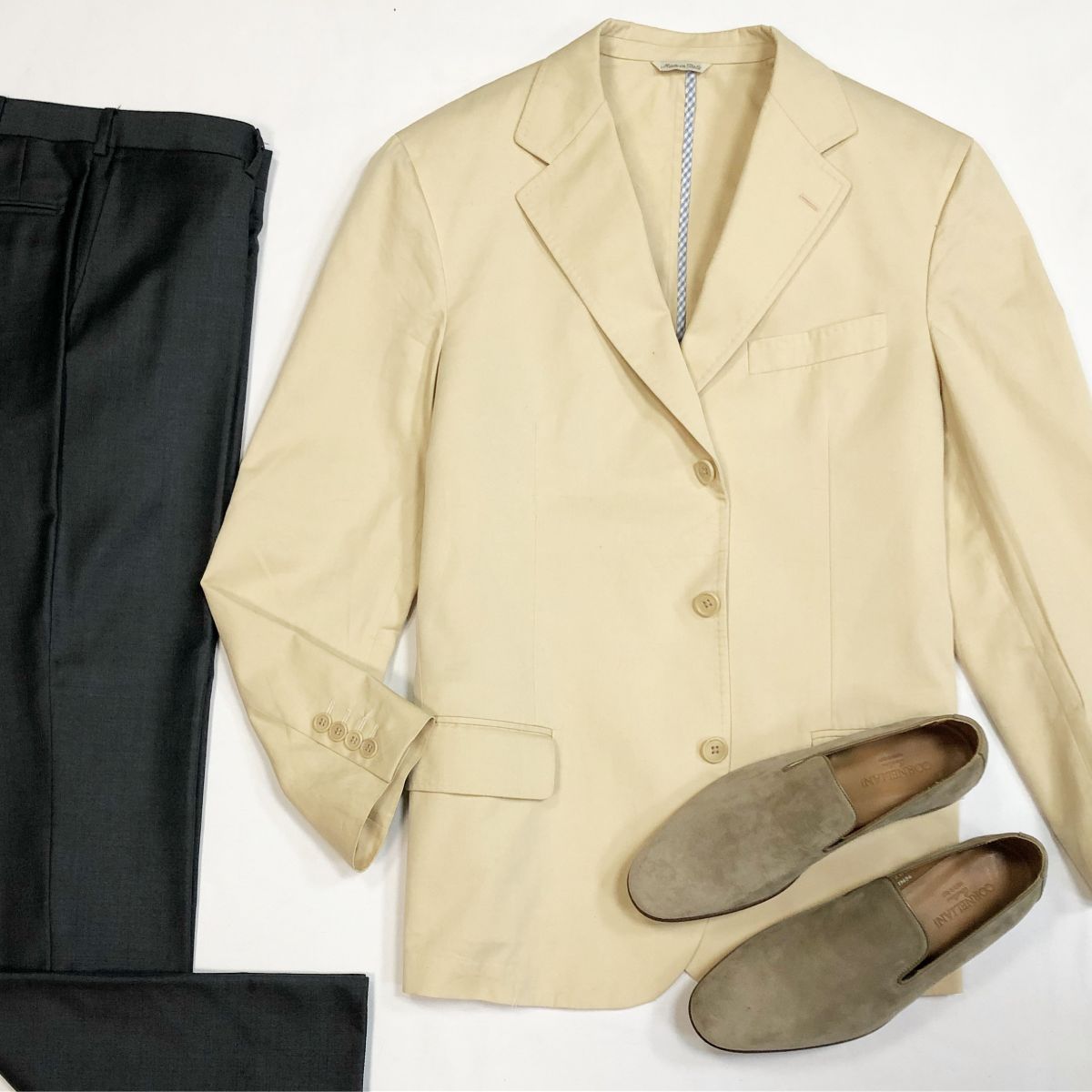 #mechtamen Пиджак Paul &amp; Chark размер 52 цена 6 154 руб
Брюки Zegna размер 50 цена 4 616 руб
Туфли Corheliani размер 40.5 цена 10 770 руб