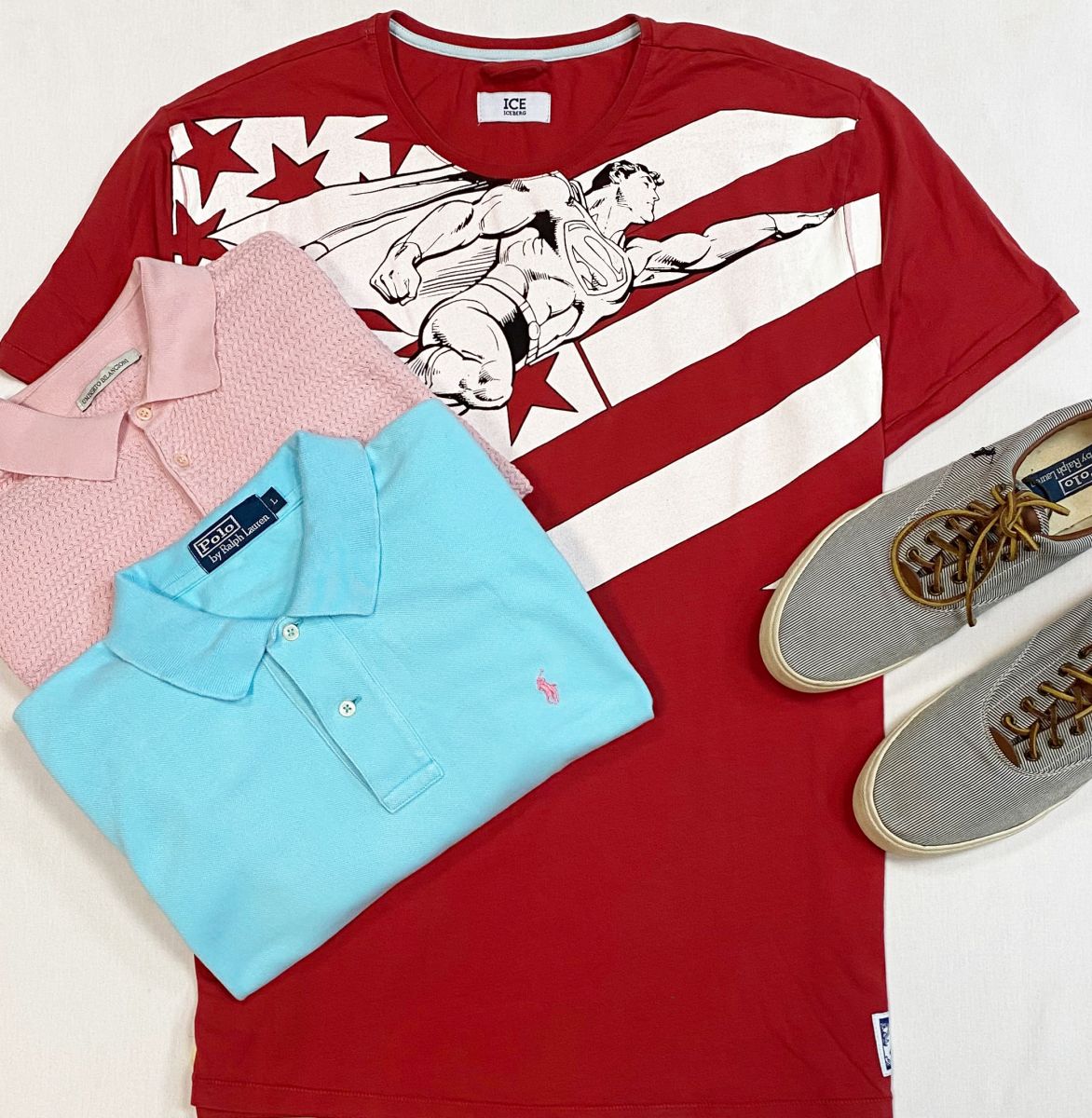 #mechtamen Футболка Iceberg / Bilancioni/ Ralph Lauren размер 3XL / L цена от 3 846 руб до 4 616 руб
Кеды Ralph Lauren размер 44 цена 6 154 руб 