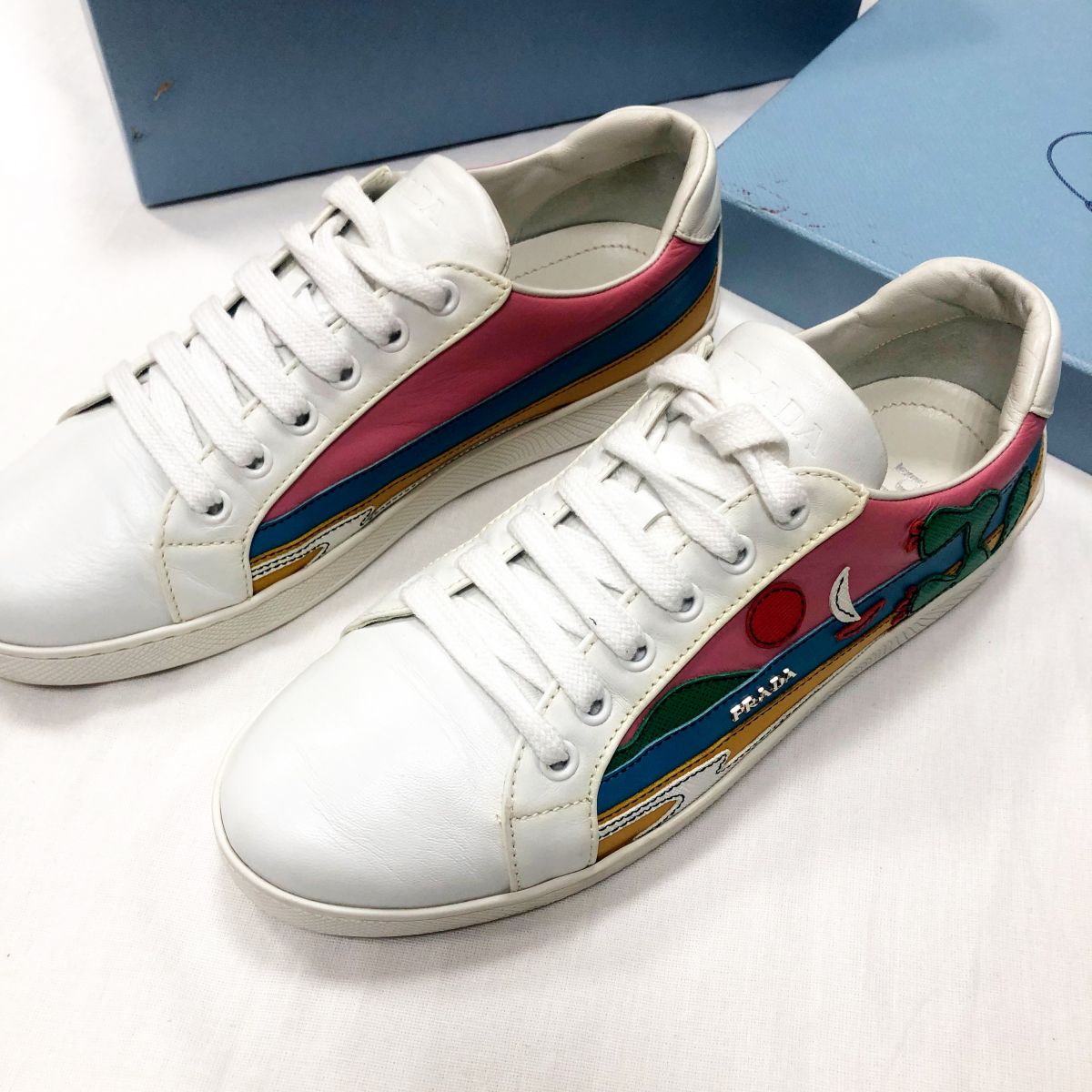 Кроссовки PRADA размер 38 цена 15 655 руб 