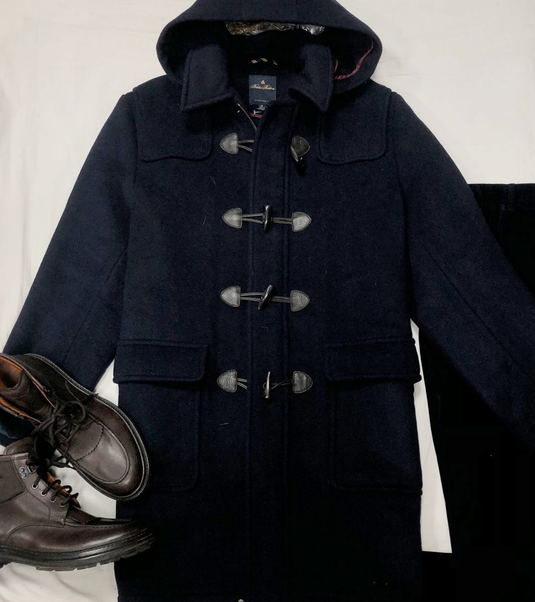 #Mechtamen
Полупальто BROOKS BROTHERS 1818 размер XL цена 23 483 руб 
Ботинки ZEGNA размер 45 цена 28 197 руб