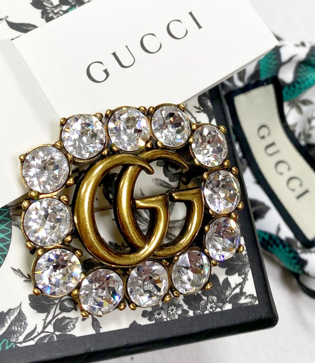 Брошка / камни / Gucci цена 31 310 руб / упаковка /