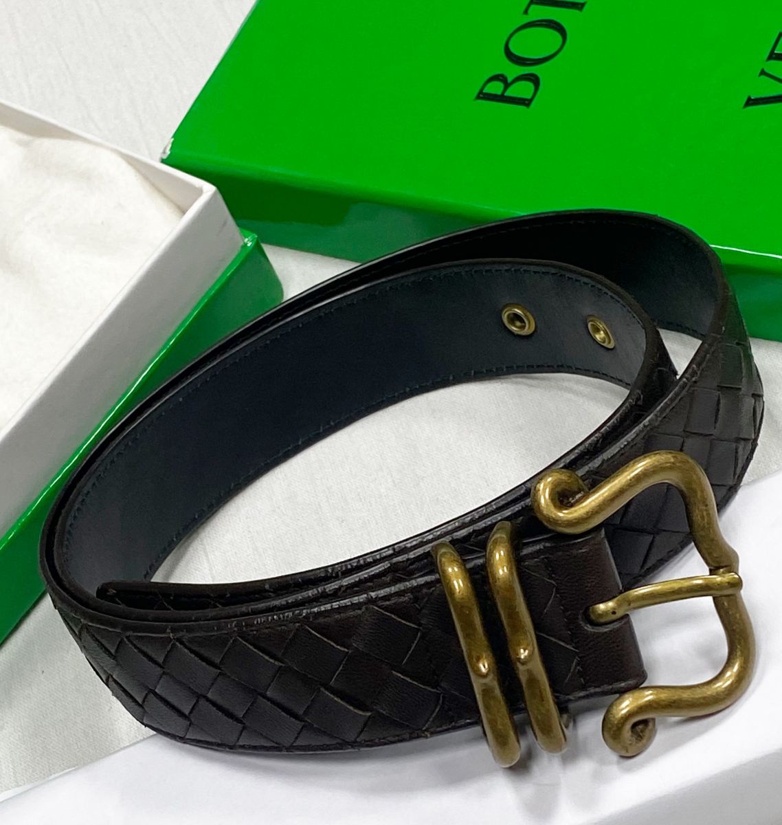 Ремень Bottega Veneta размер 85/34 цена 14 090 руб