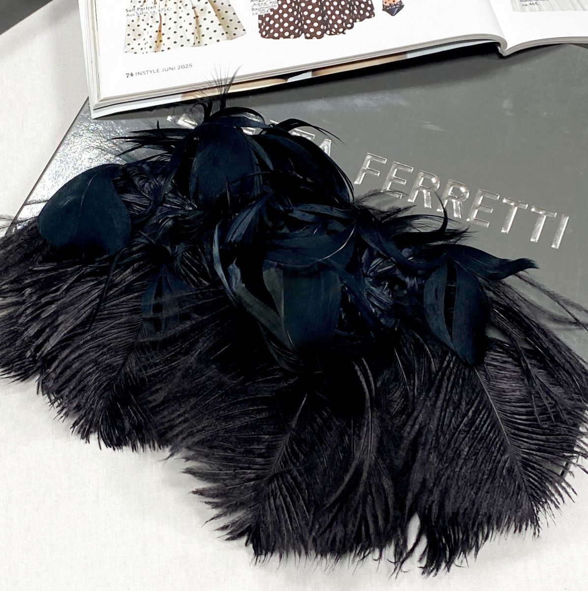 Брошка/ перья/ Alberta Ferretti цена 10 959 руб/ в коробке/ 