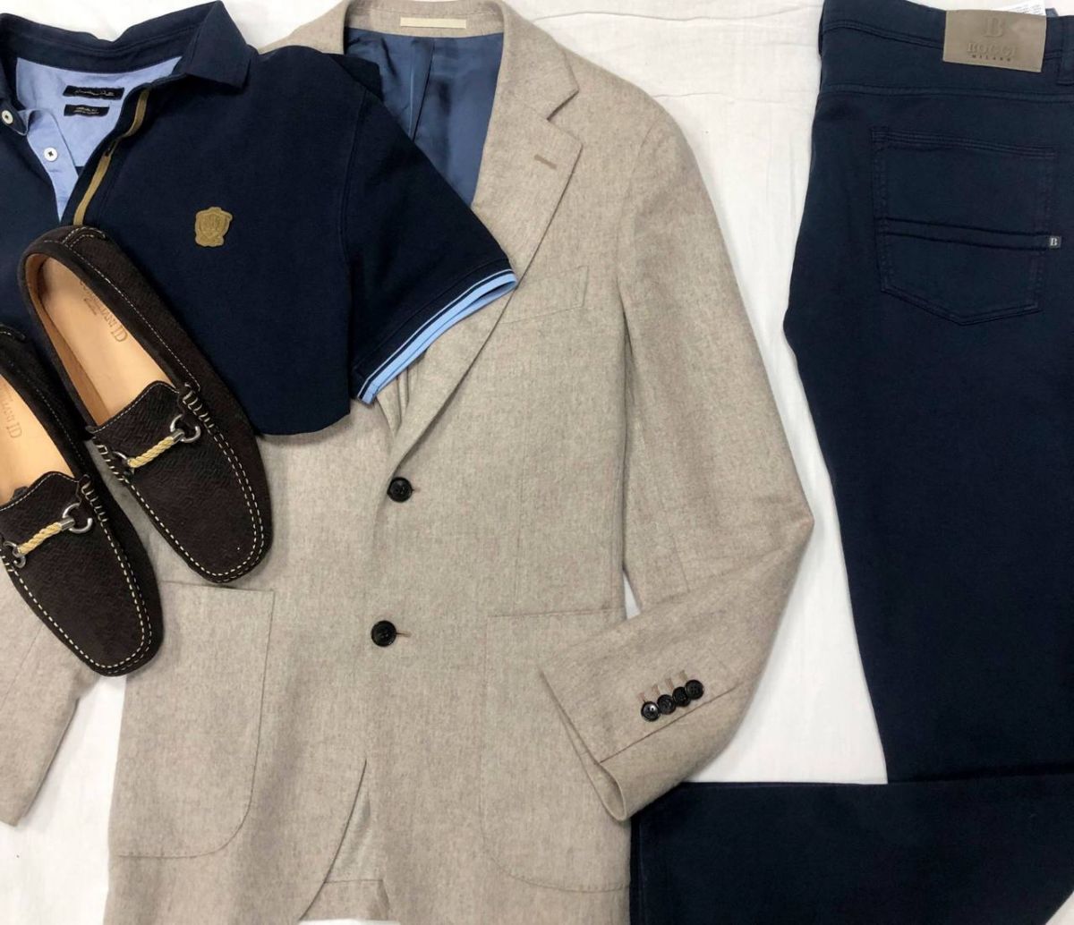 #Mechtamen
Пиджак SUITSUPPLY размер 46/48 цена 12 524 руб 
Брюки BOGGI размер 36 цена 7 828 руб 
Мокасины GORTIGIANI размер 8 цена 21 179 руб /новые/