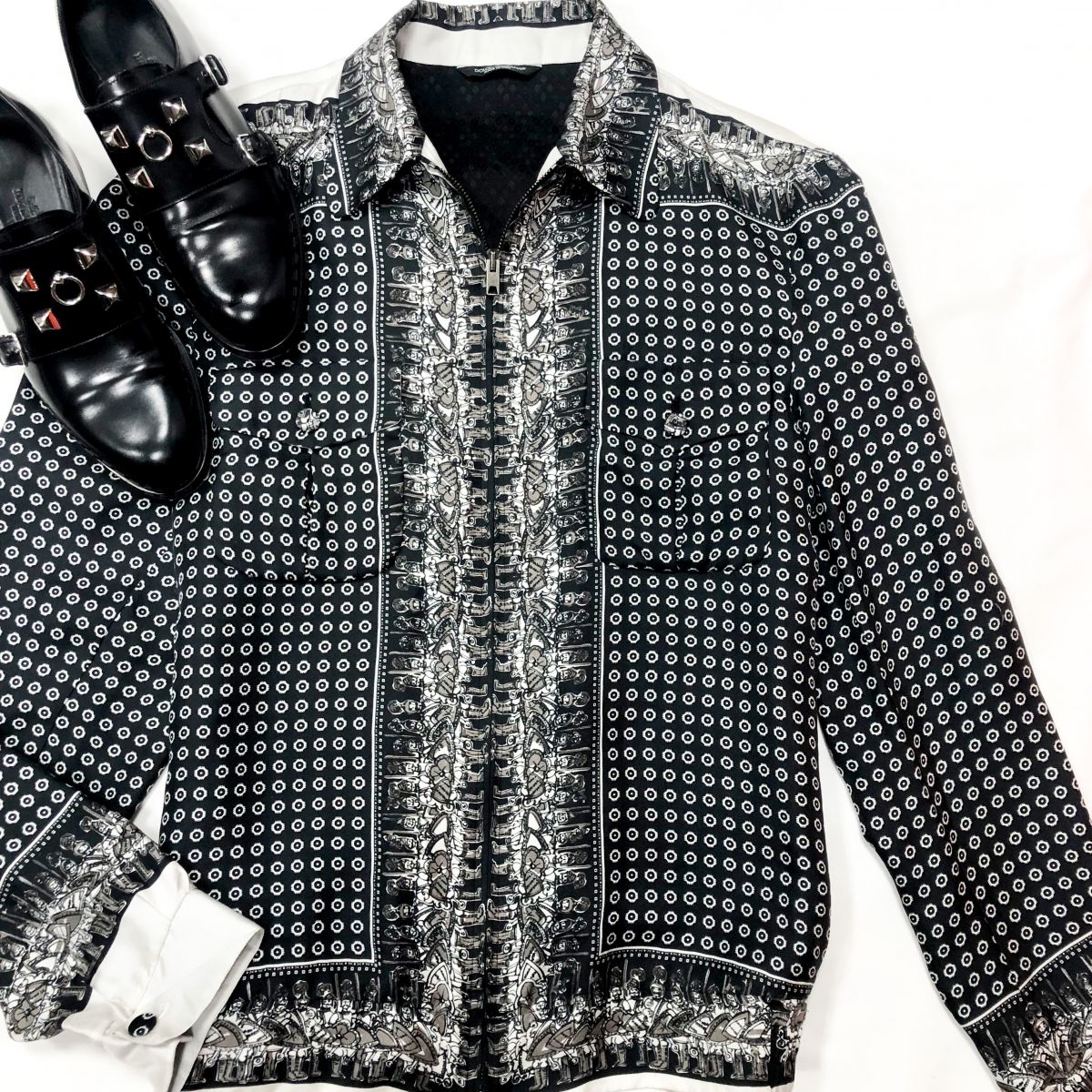 Рубашка /шелк/ Dolce Gabbana размер 48 цена 23 078 руб