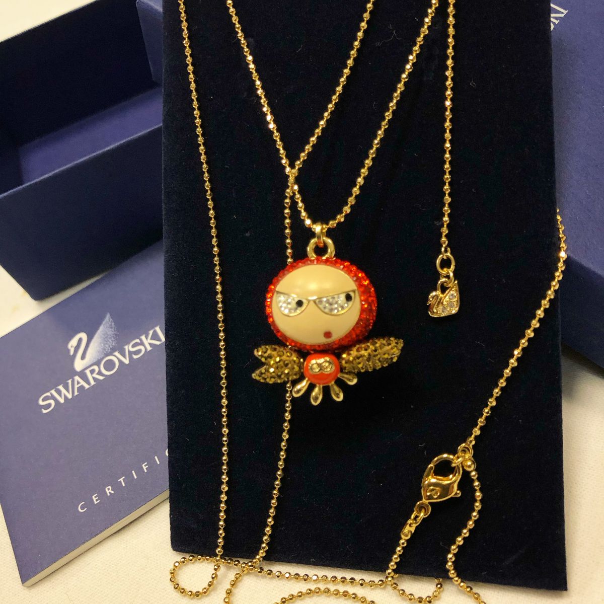 Кулон на цепочке Swarovski цена 4 616 руб / упаковка /